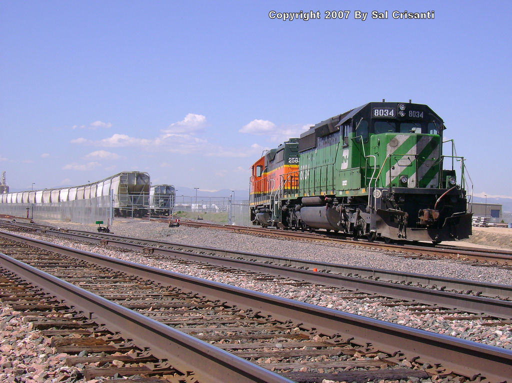 BNSF Switcher's Sitting And Waiting