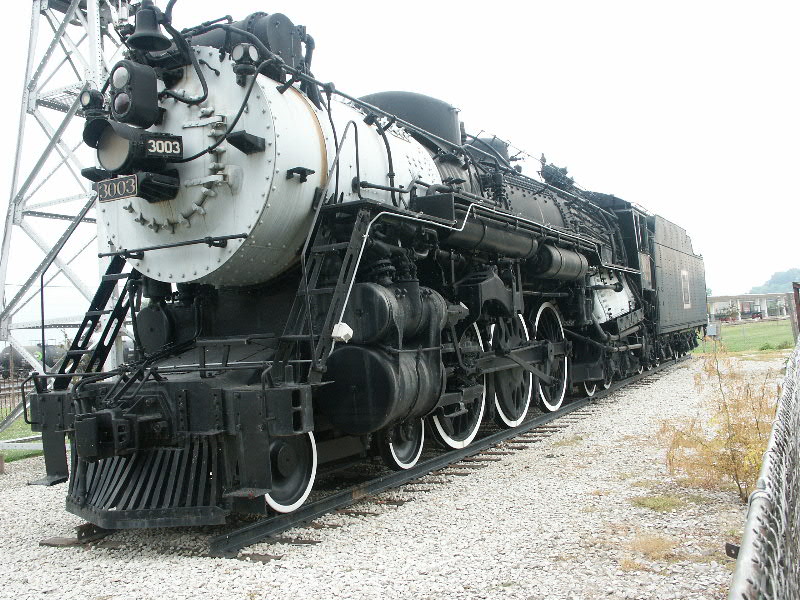 CBQ Locomotive at Burlington, Iowa