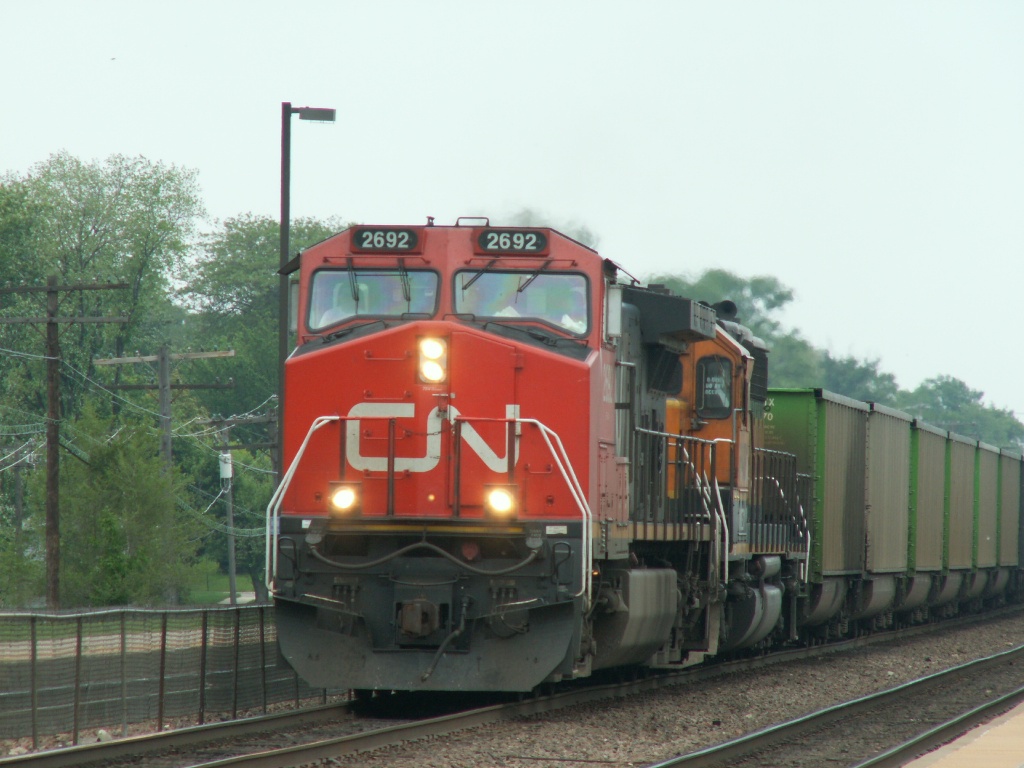 CN Crash 9 on a Coal Train