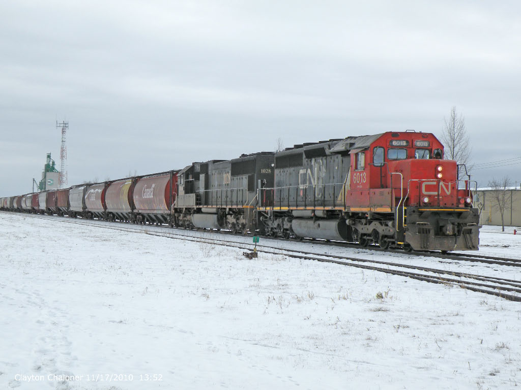 CN Switching at Dauphin, MB.