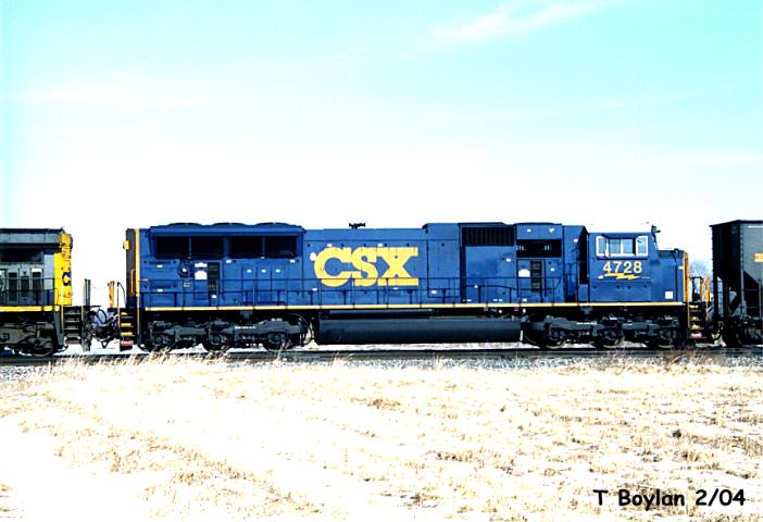 CSX SD70AC 4728