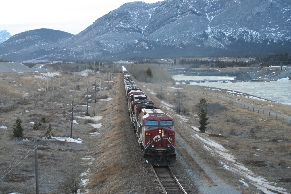 Eastbound Freight at Seebe