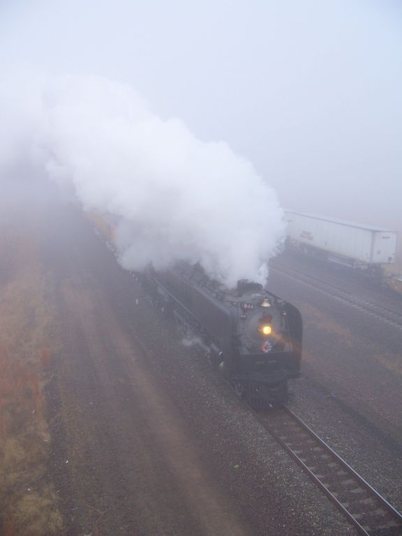 Foggy departure