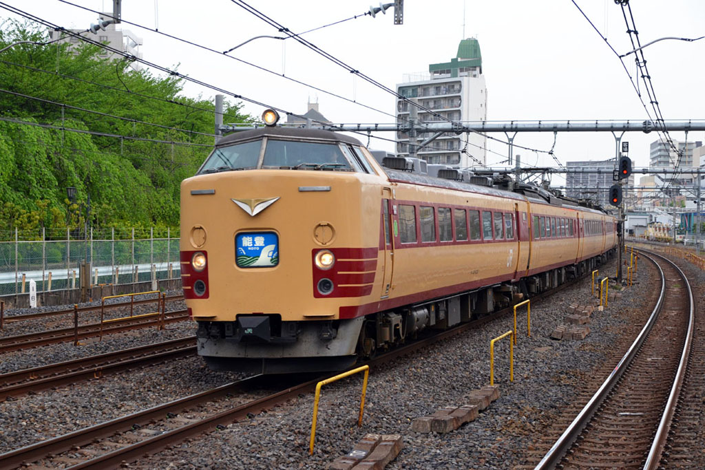 JR-East seires 485 at kawaguchi