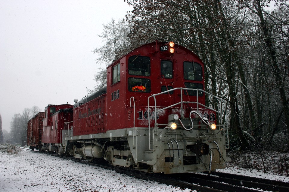 Meeker Southern snow train.