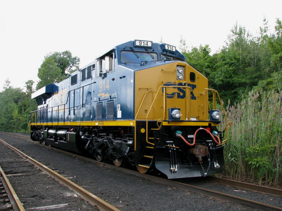 NEW CSX GE Number 914 at Erie, PA.