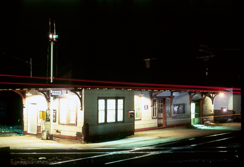 Night Trains at Franz, Ontario