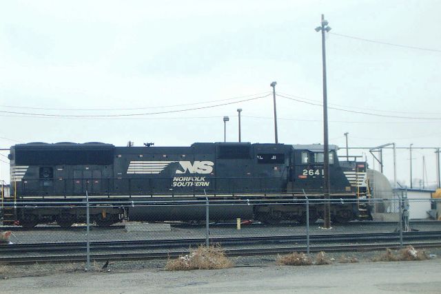 Norfolk Southern SD70M at MRL's Laurel Yard