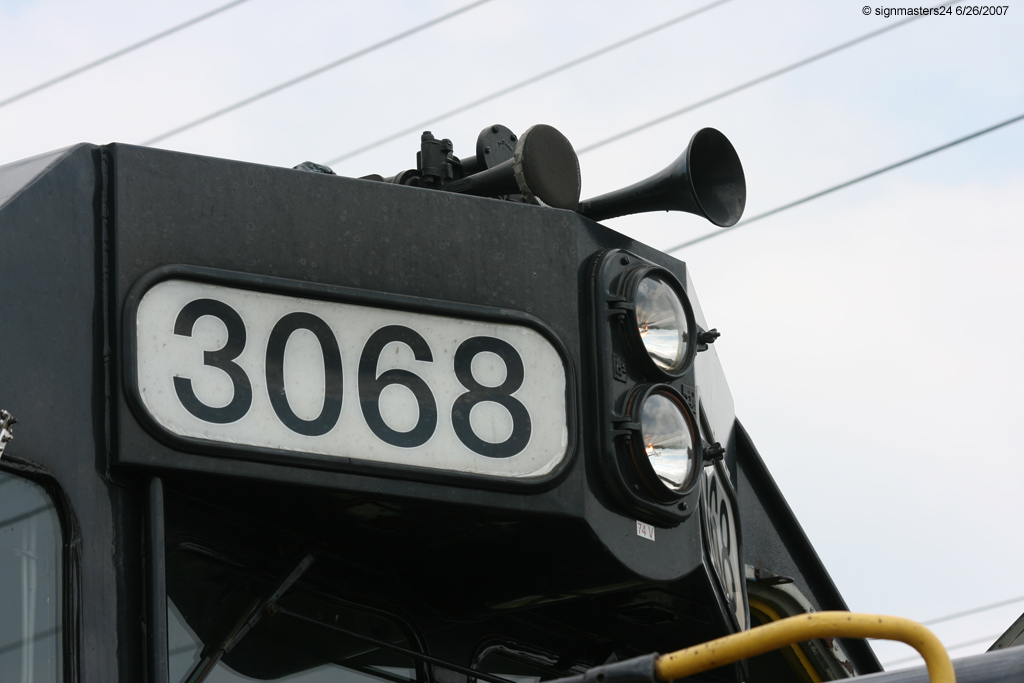 NS #3068 Number board