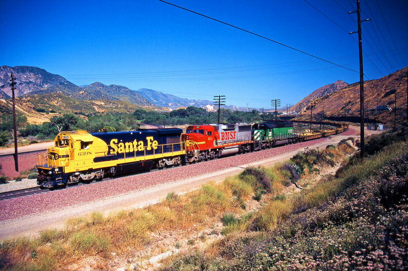 Santa Fe Blue and Yellow Down the Pass