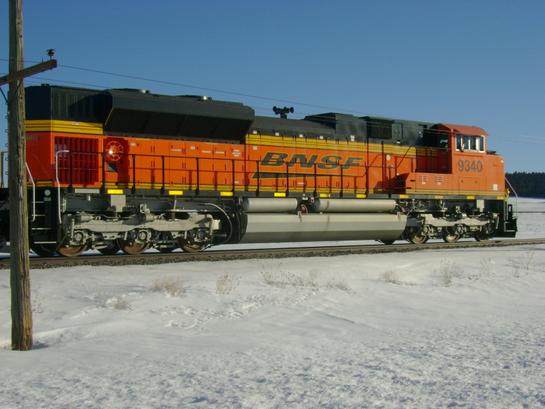 SD70ACe lead unit north of Plamer Lake