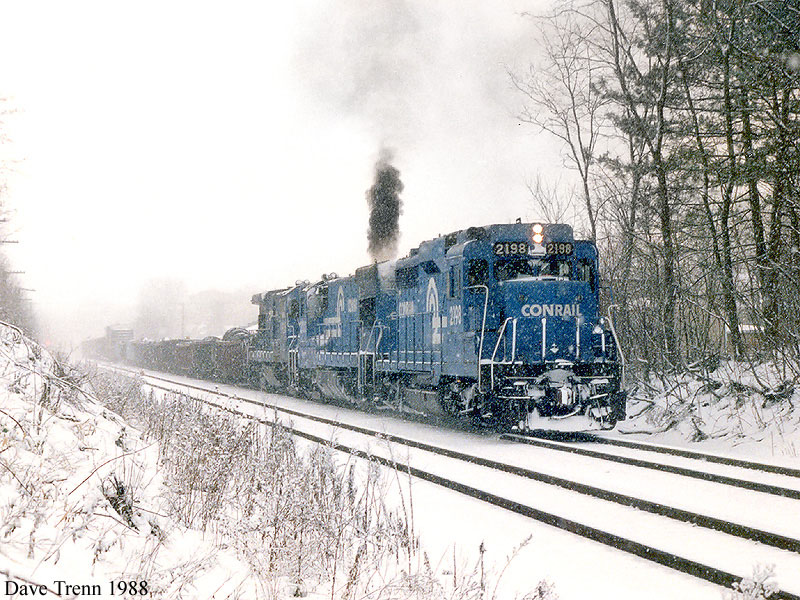 Southbound Conrail Freight