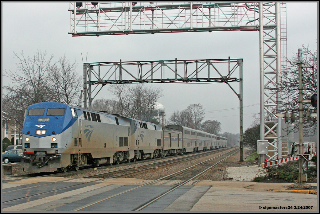 Southwest Chief heads for Chicago
