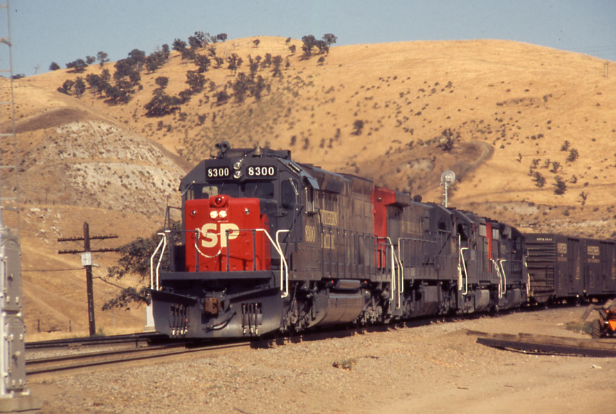 Tehachapi, August 1974, the first SD40T-2.
