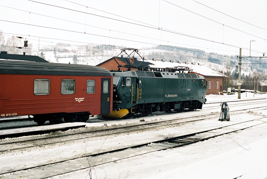 The locomotive from Flm at Jaren