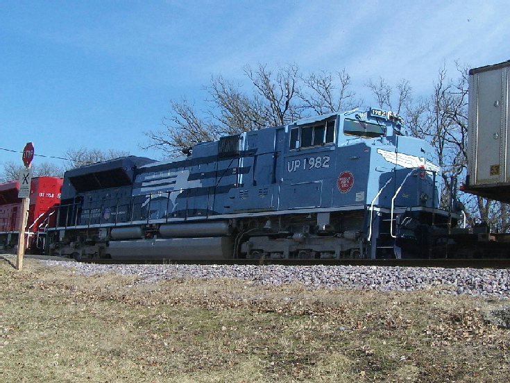 The MoPac Heritage engine sits in Momence
