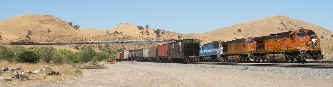 Three trains at and near Caliente