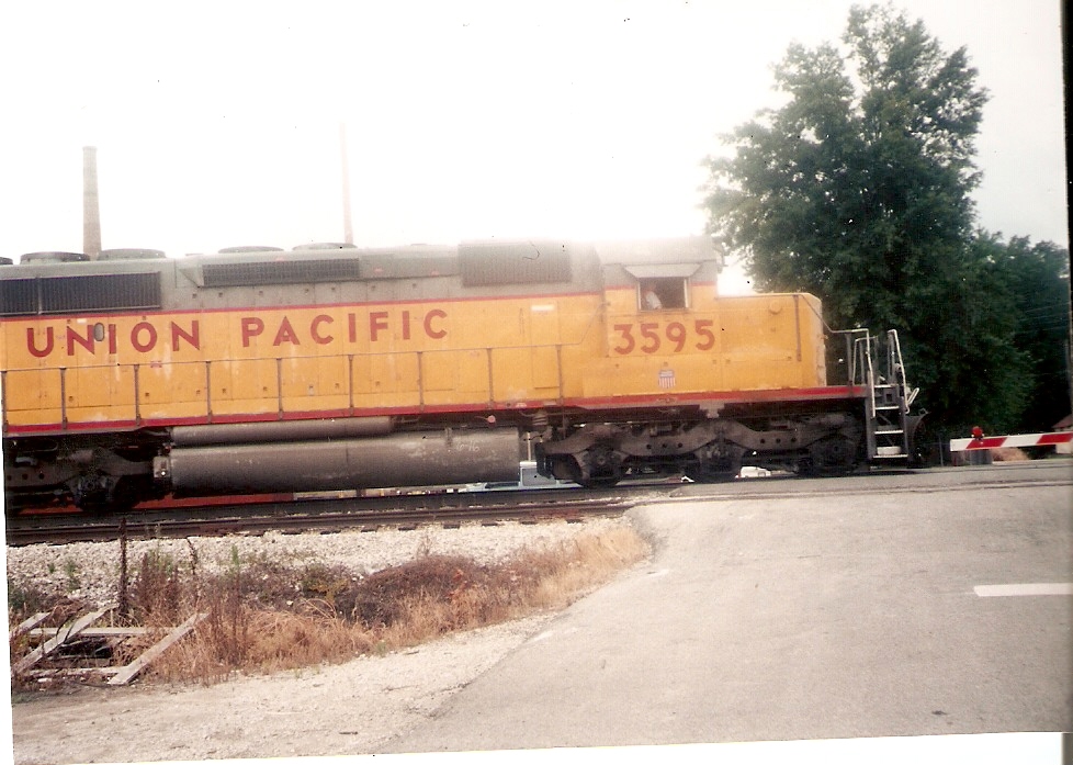Union Pacific trains in Memphis and Brownsville, Tennessee