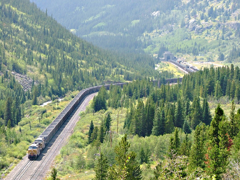 UP Coal empties westbound at Moffat Tunnel