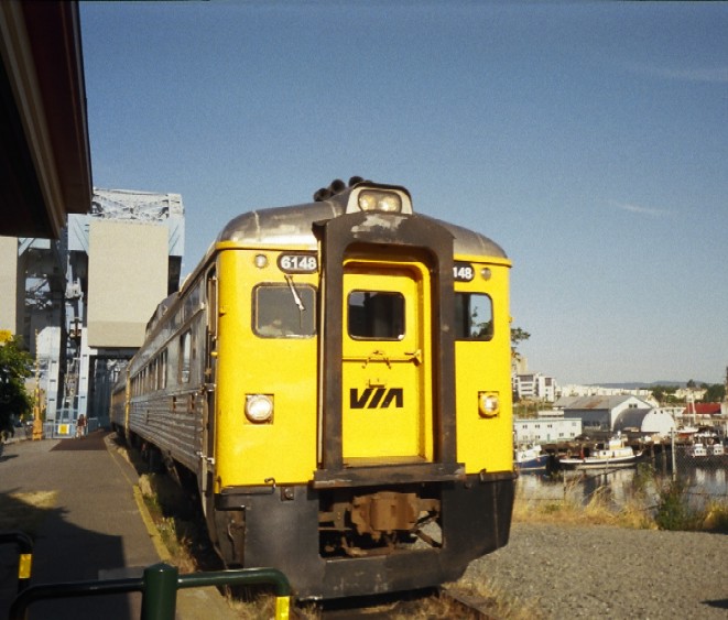 VIA 6148 at Victoria